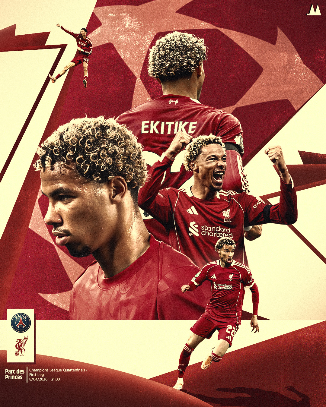 Ekitike player graphic by madebyM