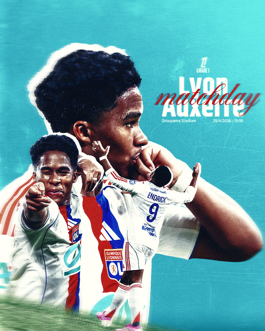Endrick player graphic by madebyM