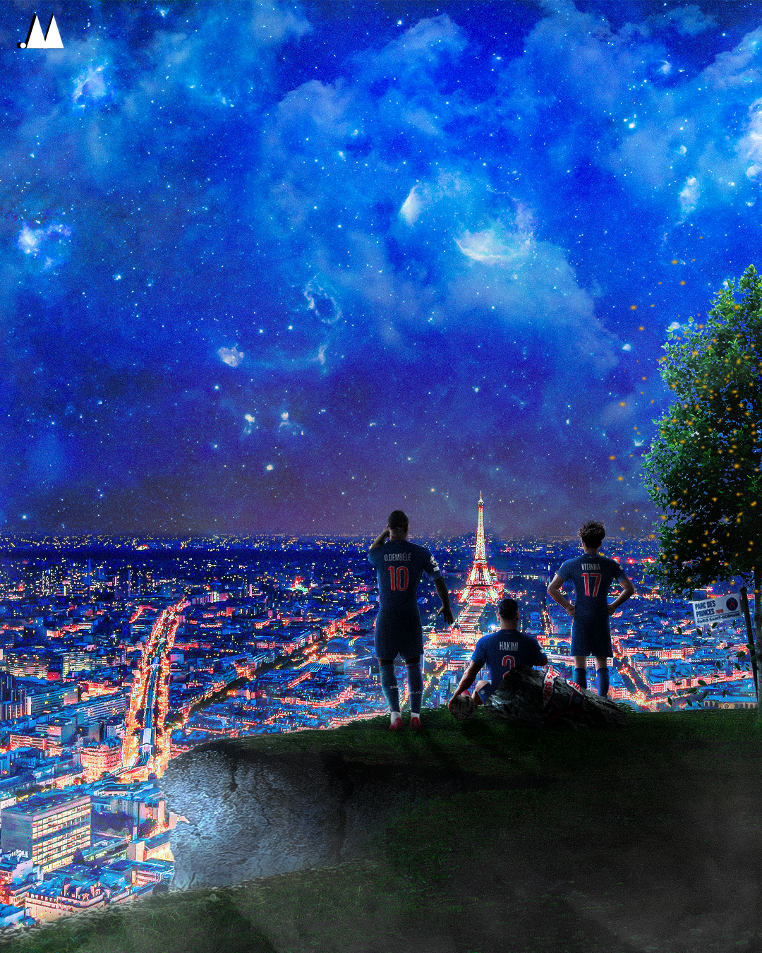 PSG club graphic by madebyM